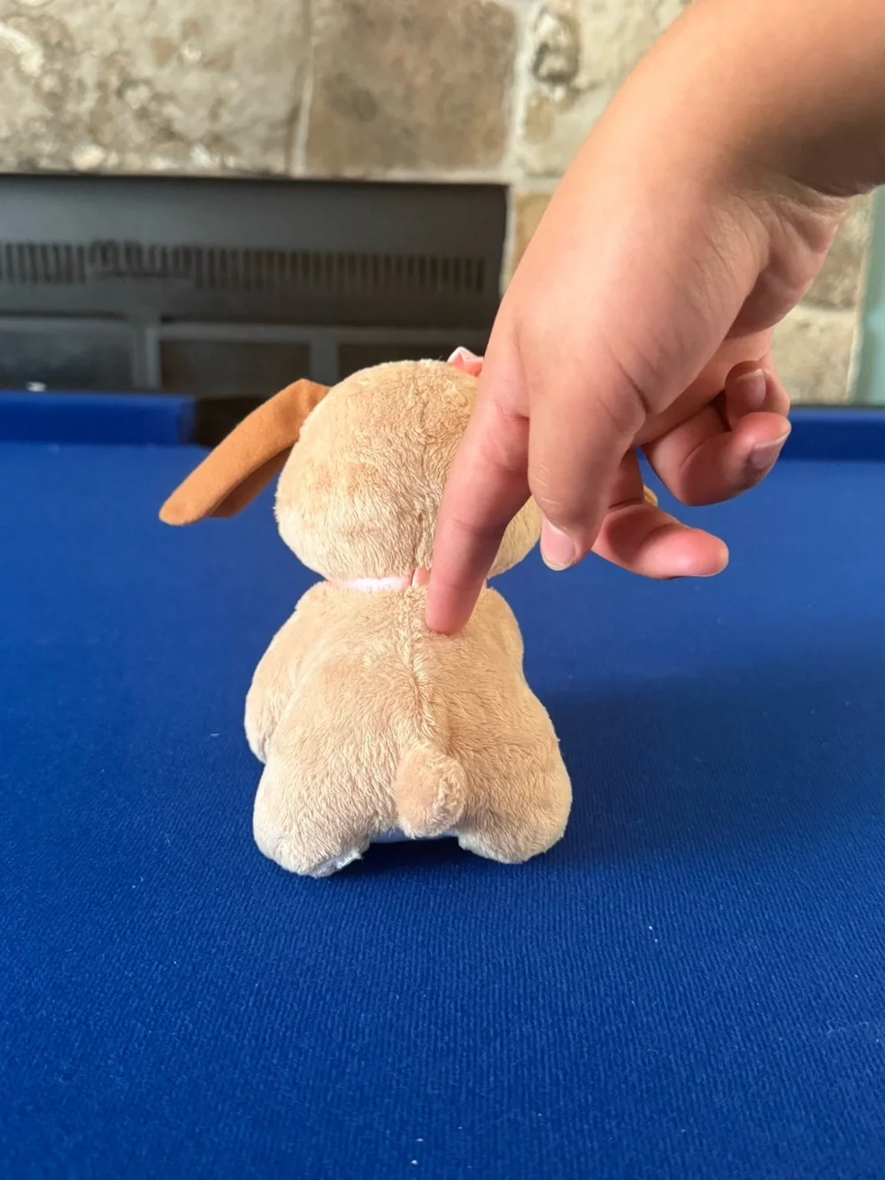 Plush Puppy Dog Toy in Light Brown - Soft Plush